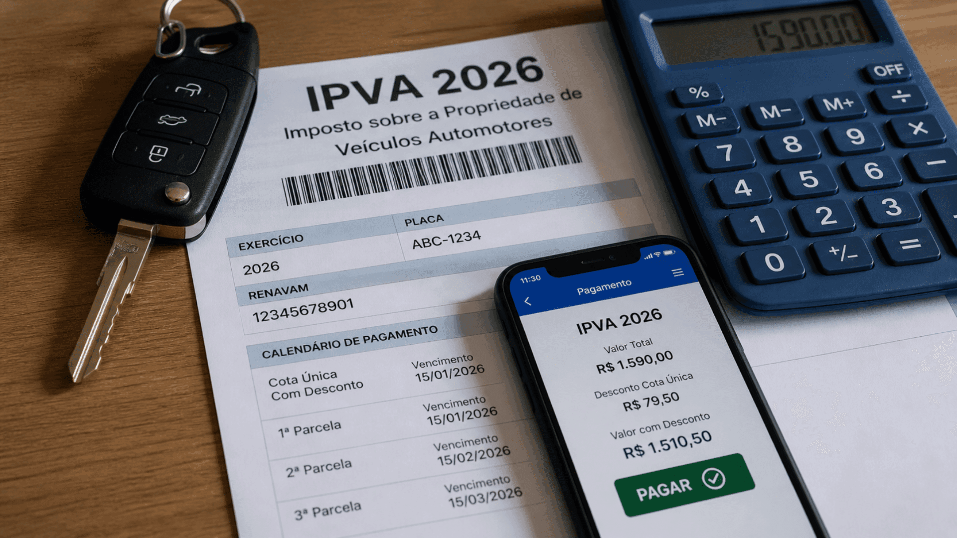 Estados definem prazos do IPVA 2026; confira como pagar
