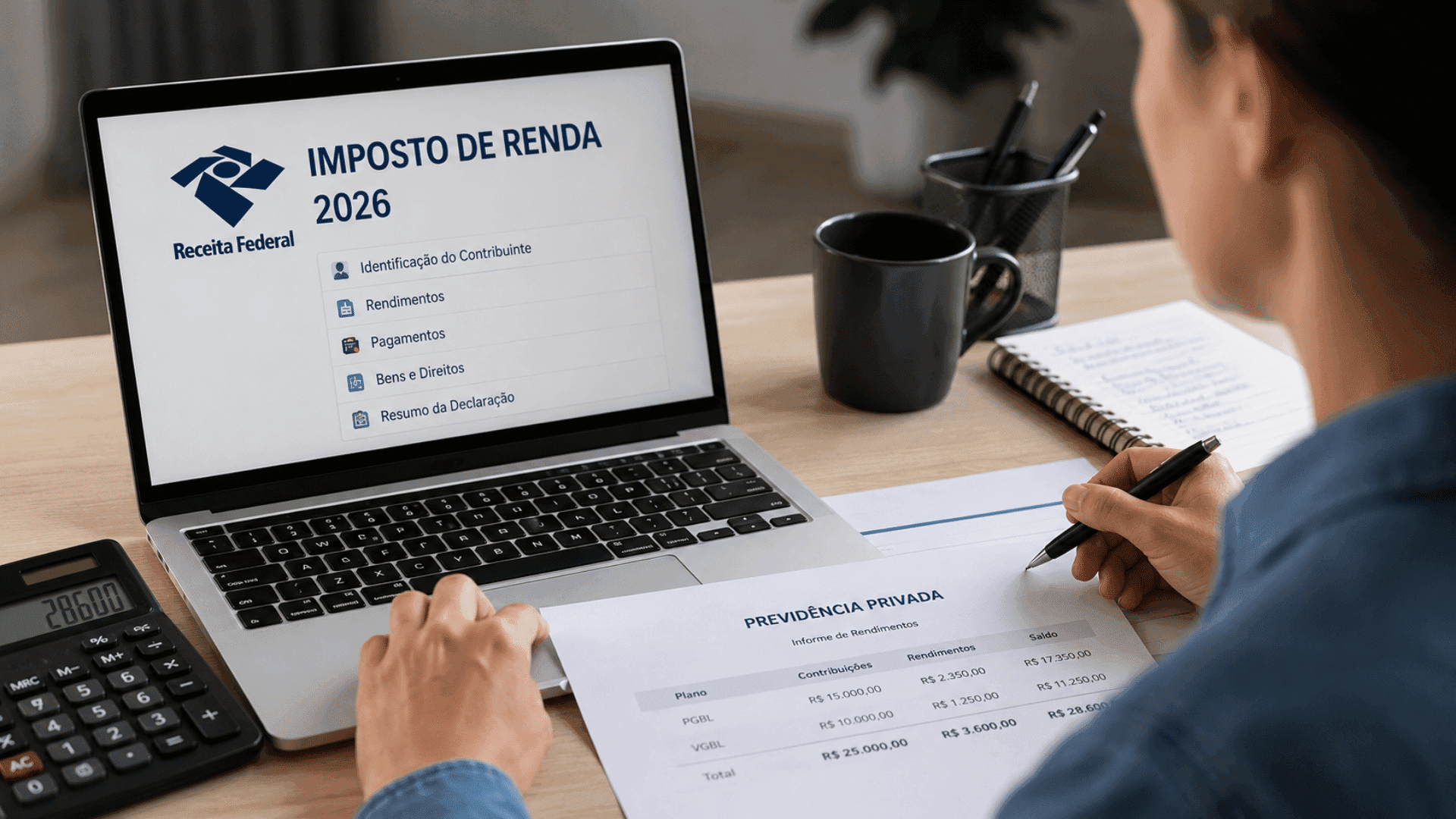 IR 2026 altera regras de tributação da previdência privada
