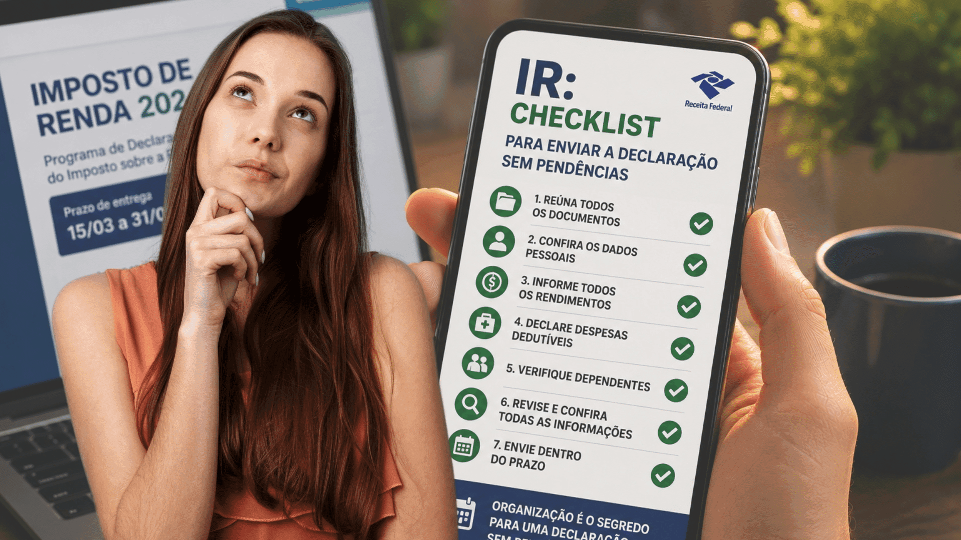 IR: checklist para enviar a declaração sem pendências
