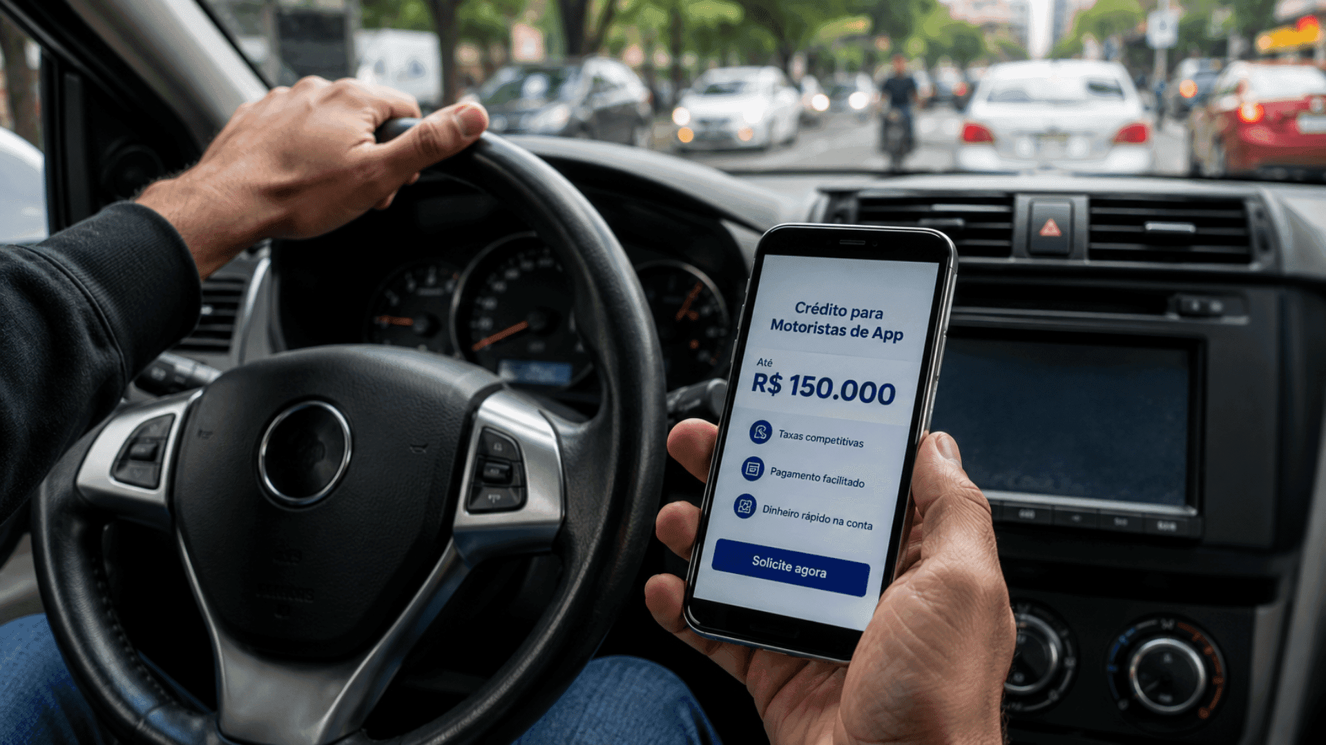 Crédito de até R$ 150 mil será oferecido a motoristas de app