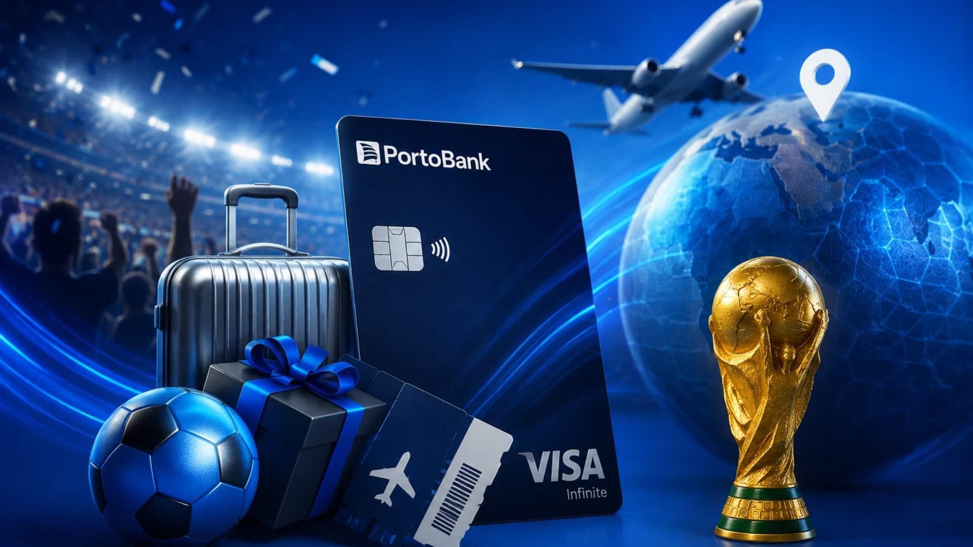 Clientes Porto Bank Visa concorrem a prêmios e viagem ligada à Copa do Mundo
