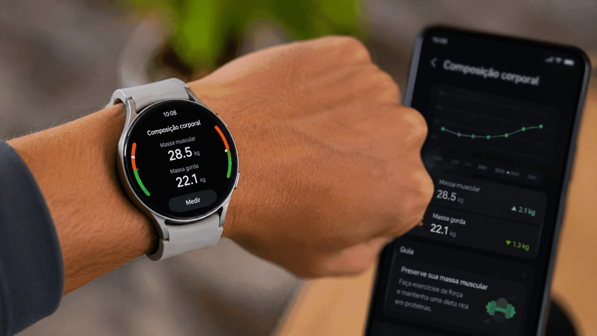 Samsung aposta em saúde muscular para usuários de medicamentos GLP-1