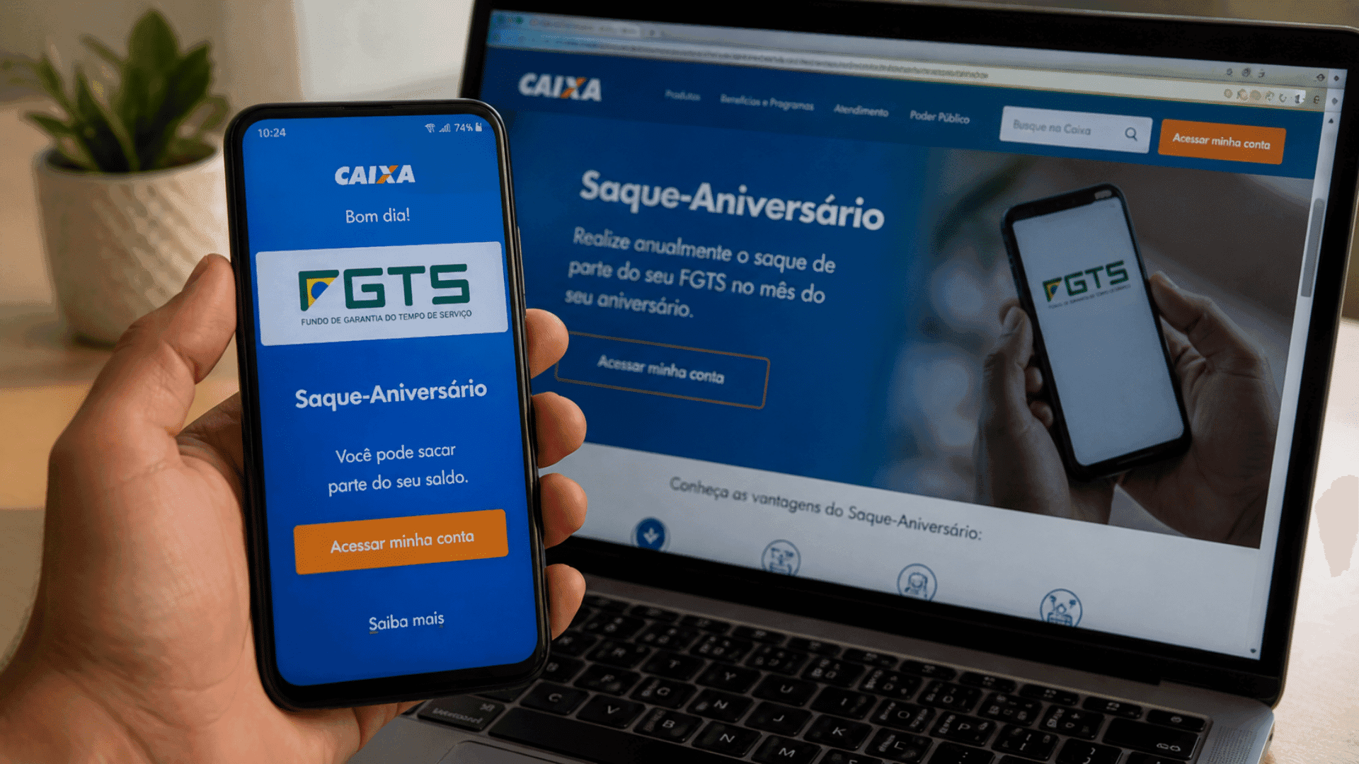 Caixa libera Saque-aniversário de maio e facilita pagamento via Pix