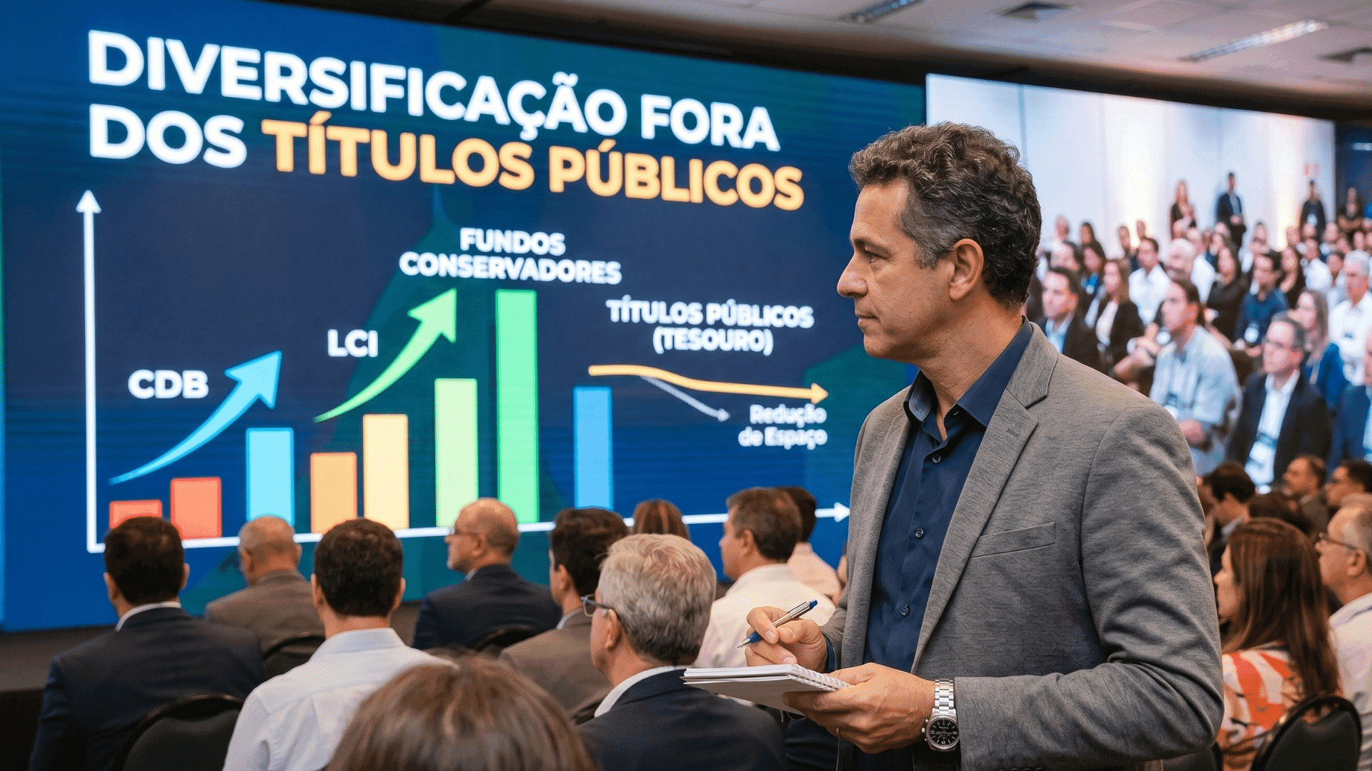 CDB, LCI e fundos conservadores ganham espaço fora dos títulos públicos