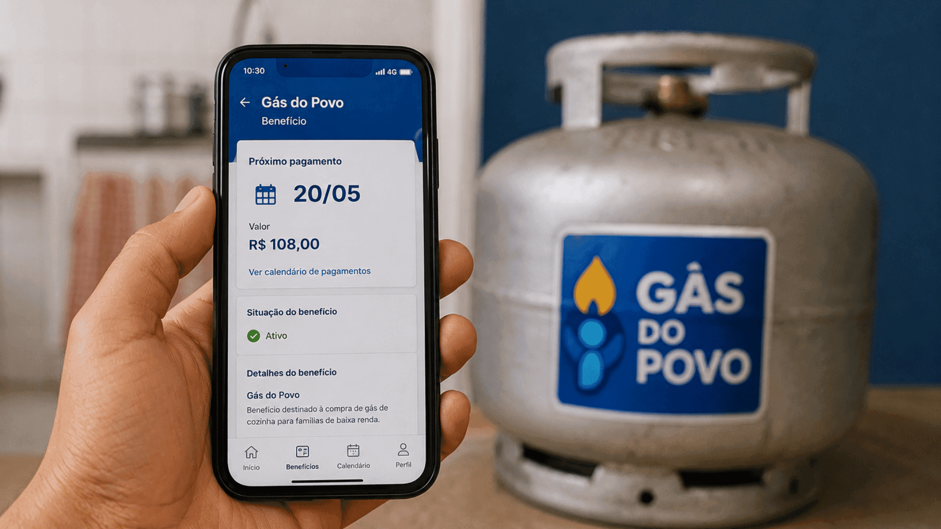 Nova regra define dia fixo para crédito do Gás do Povo