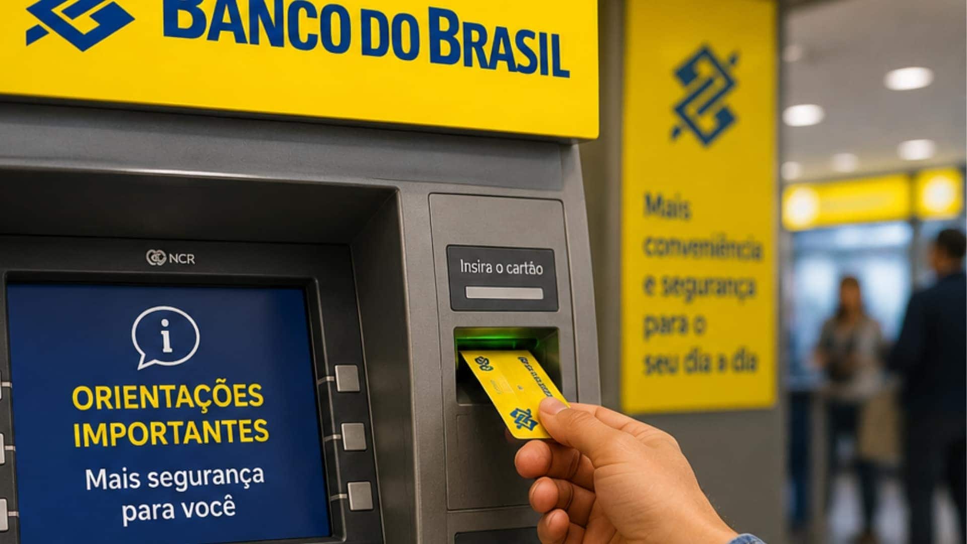 Banco do Brasil atualiza orientação sobre caixas eletrônicos para correntistas