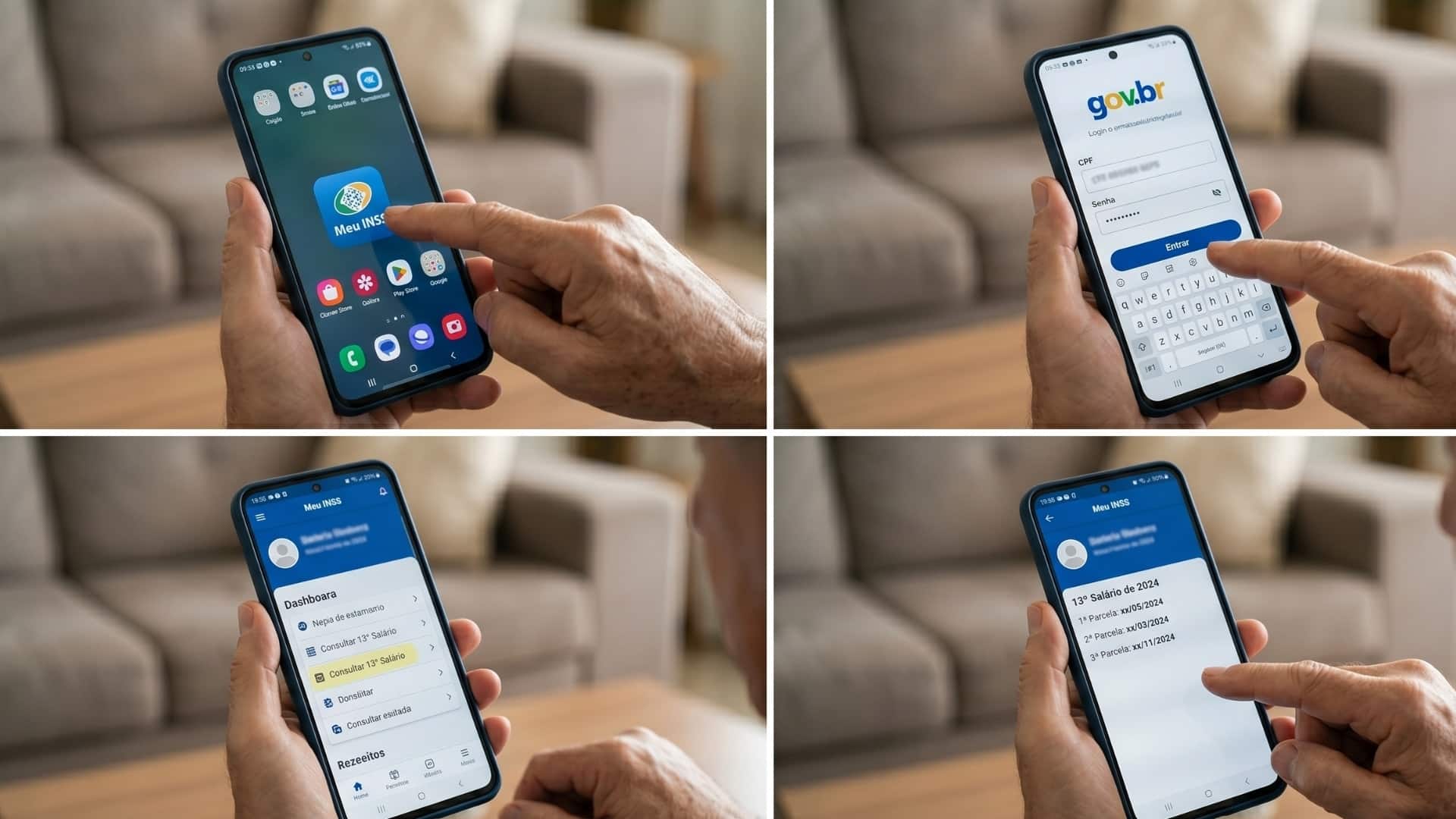 Meu INSS mostra data do 13º; veja como consultar pelo celular