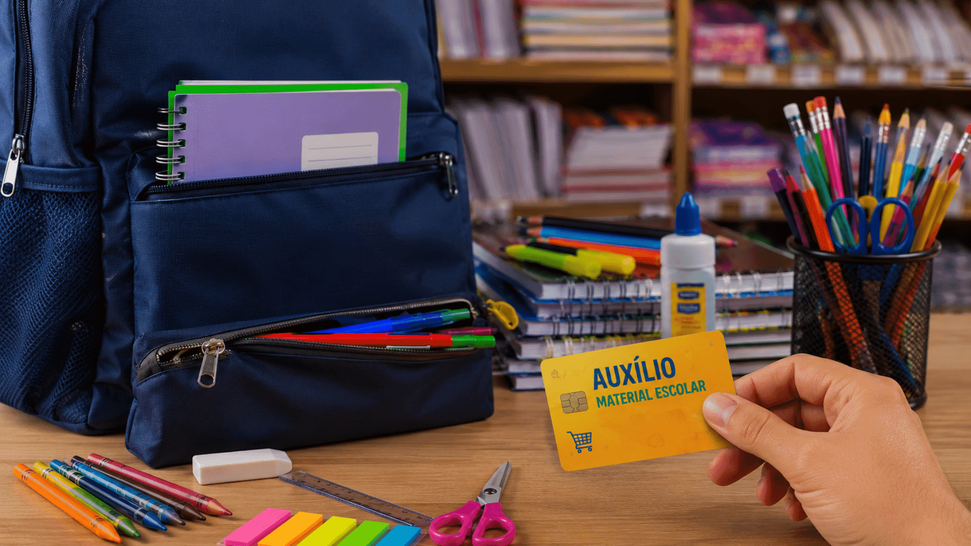 Cadastro para auxílio material escolar 2026: entenda como funciona