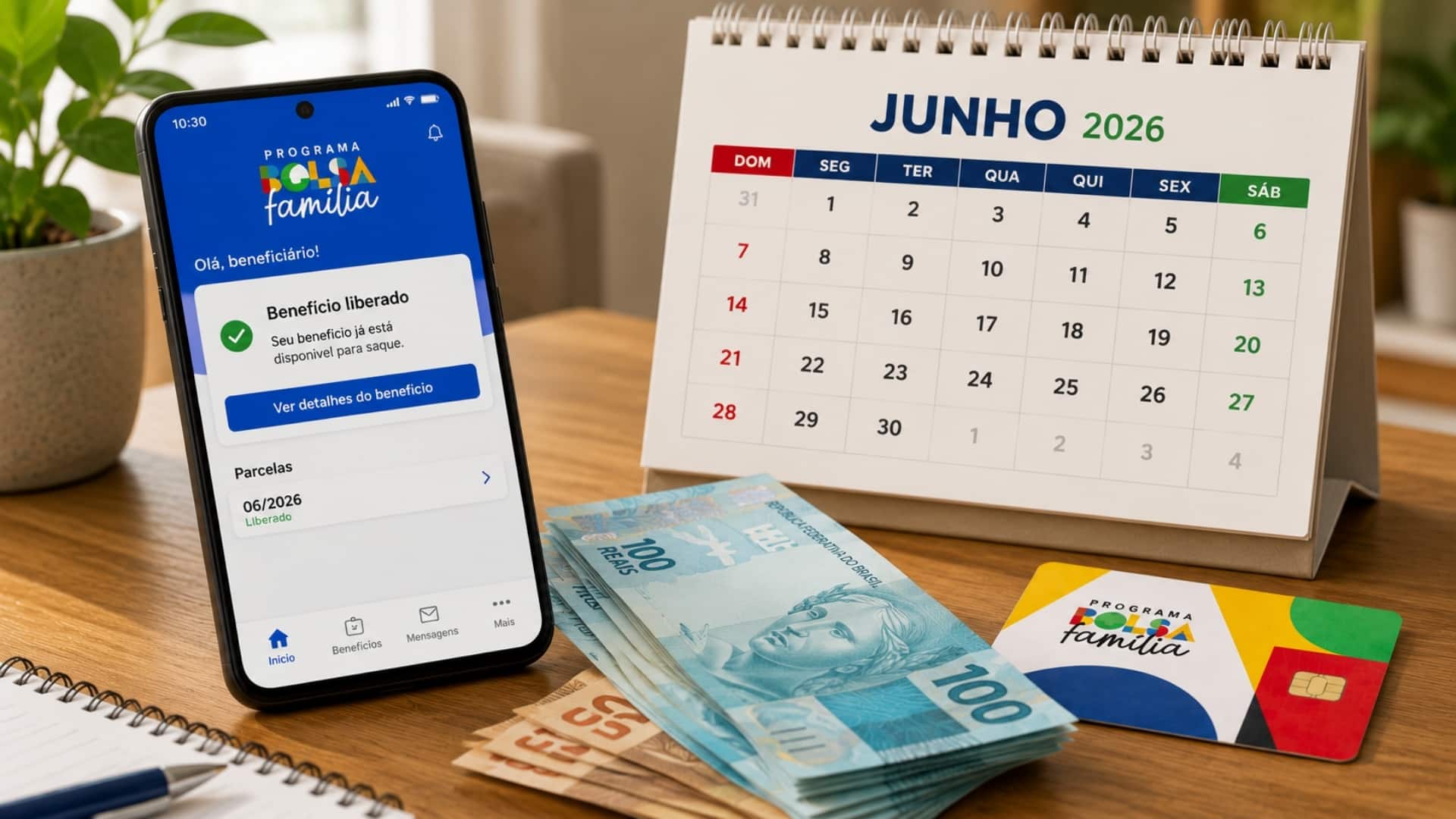 Beneficiários com NIS 2 e 3 recebem Bolsa Família entre 18 e 19 de junho
