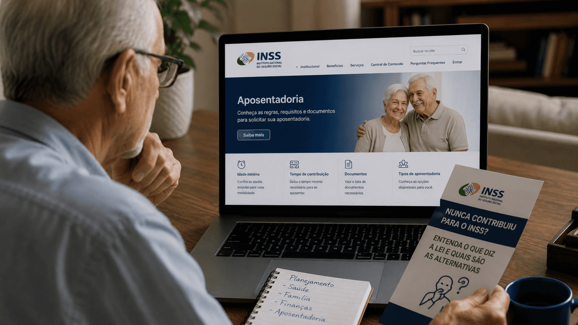Passei a vida sem pagar INSS: o que diz a lei sobre aposentadoria