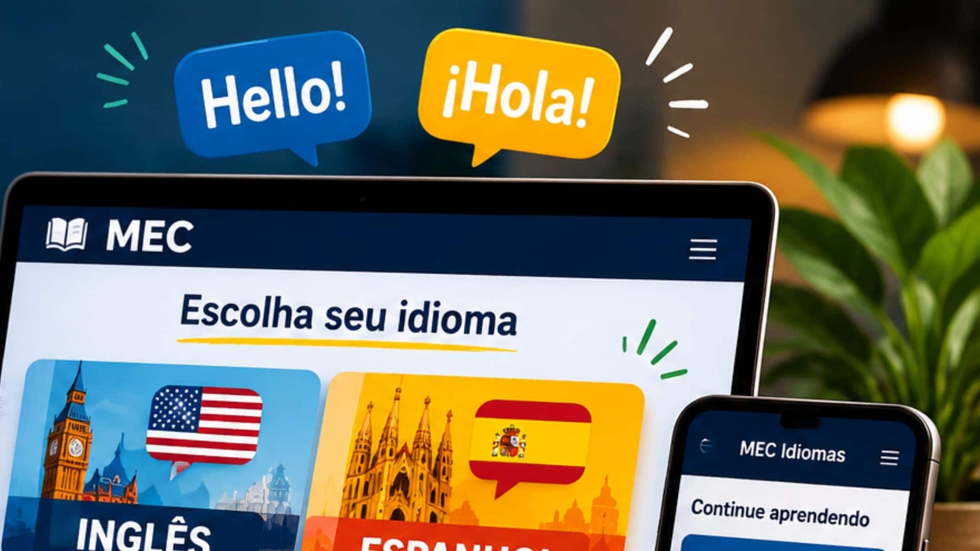 MEC amplia acesso a conteúdos gratuitos de inglês e espanhol online