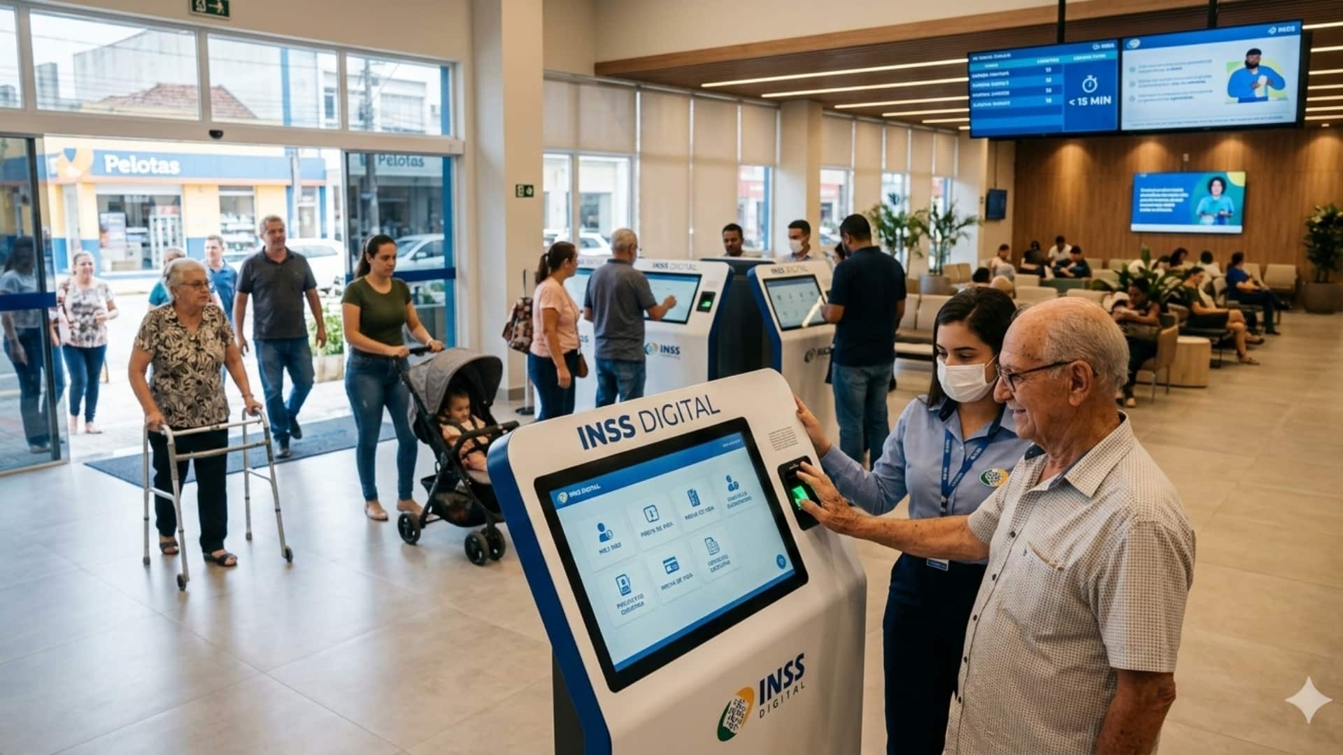Força-tarefa do INSS acelera avaliação de pedidos em andamento