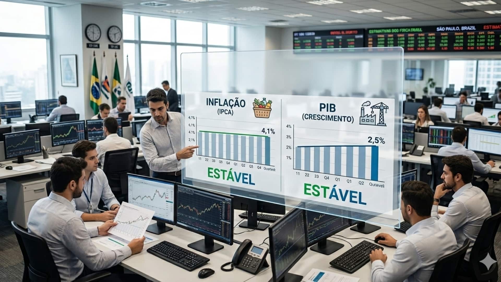 Focus: previsão de inflação recua em 2026 e sobe para 2027 e 2028