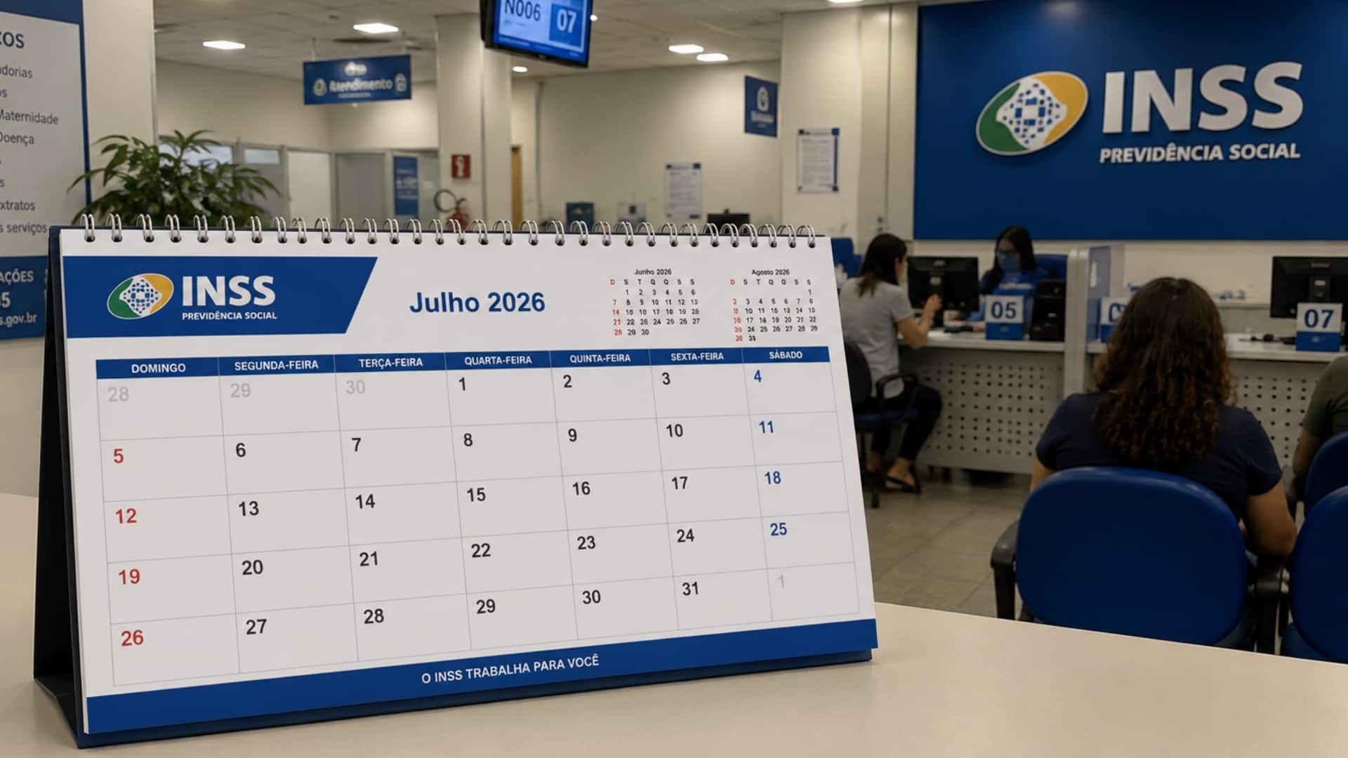 Beneficiários do INSS com finais de 1 a 5 recebem nesta semana