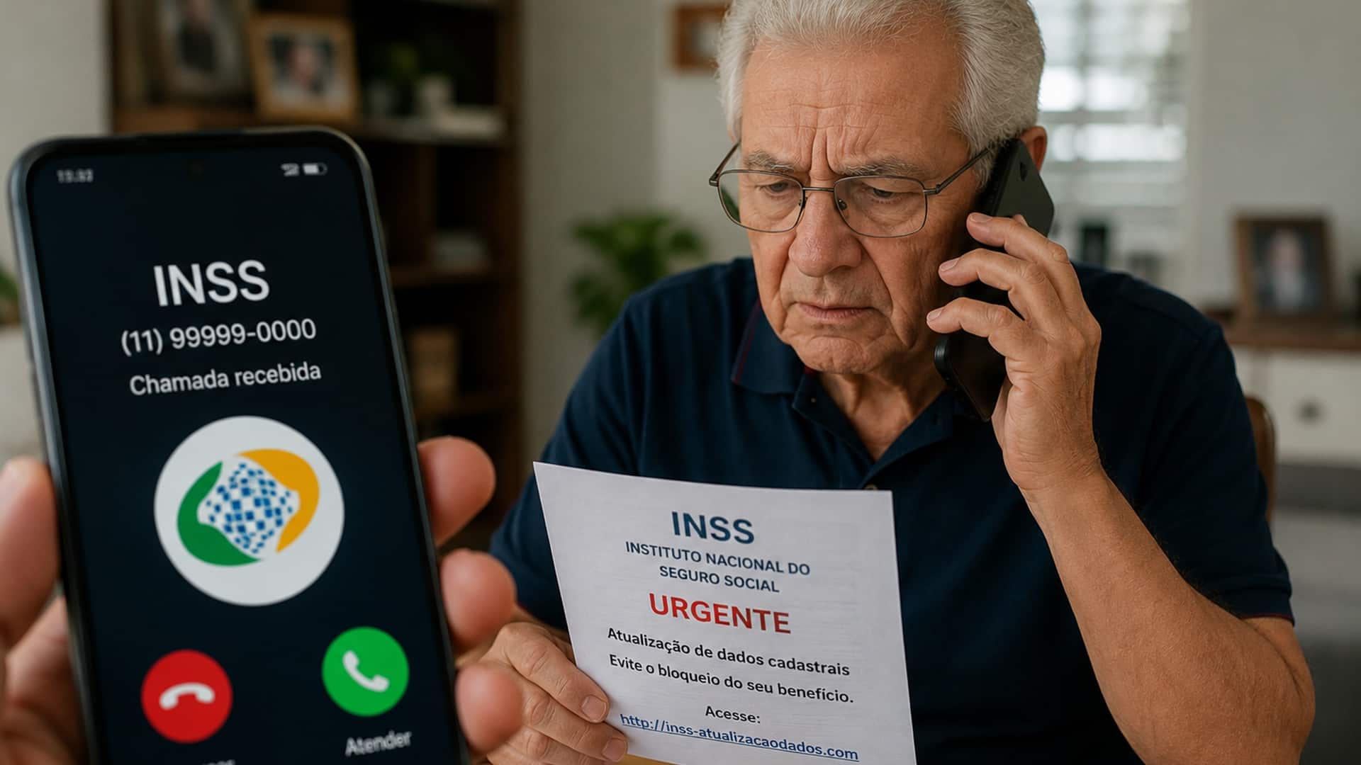 Golpistas intensificam uso de números falsos do INSS para enganar aposentados