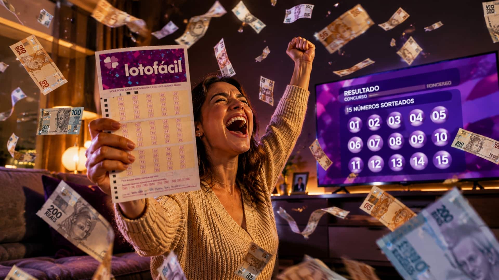 Confira o resultado da Lotofácil 3742 de hoje (22/07) e as dezenas sorteadas