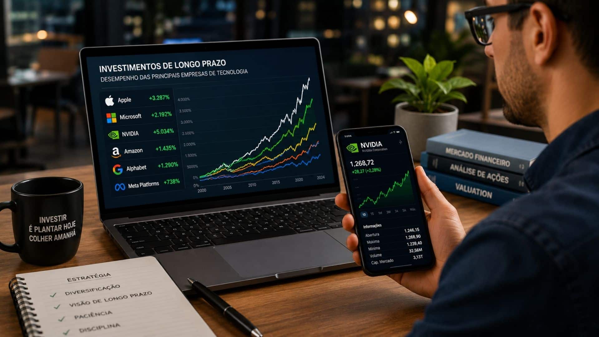 Investidores veem tecnologia dominar retornos dos últimos 100 anos