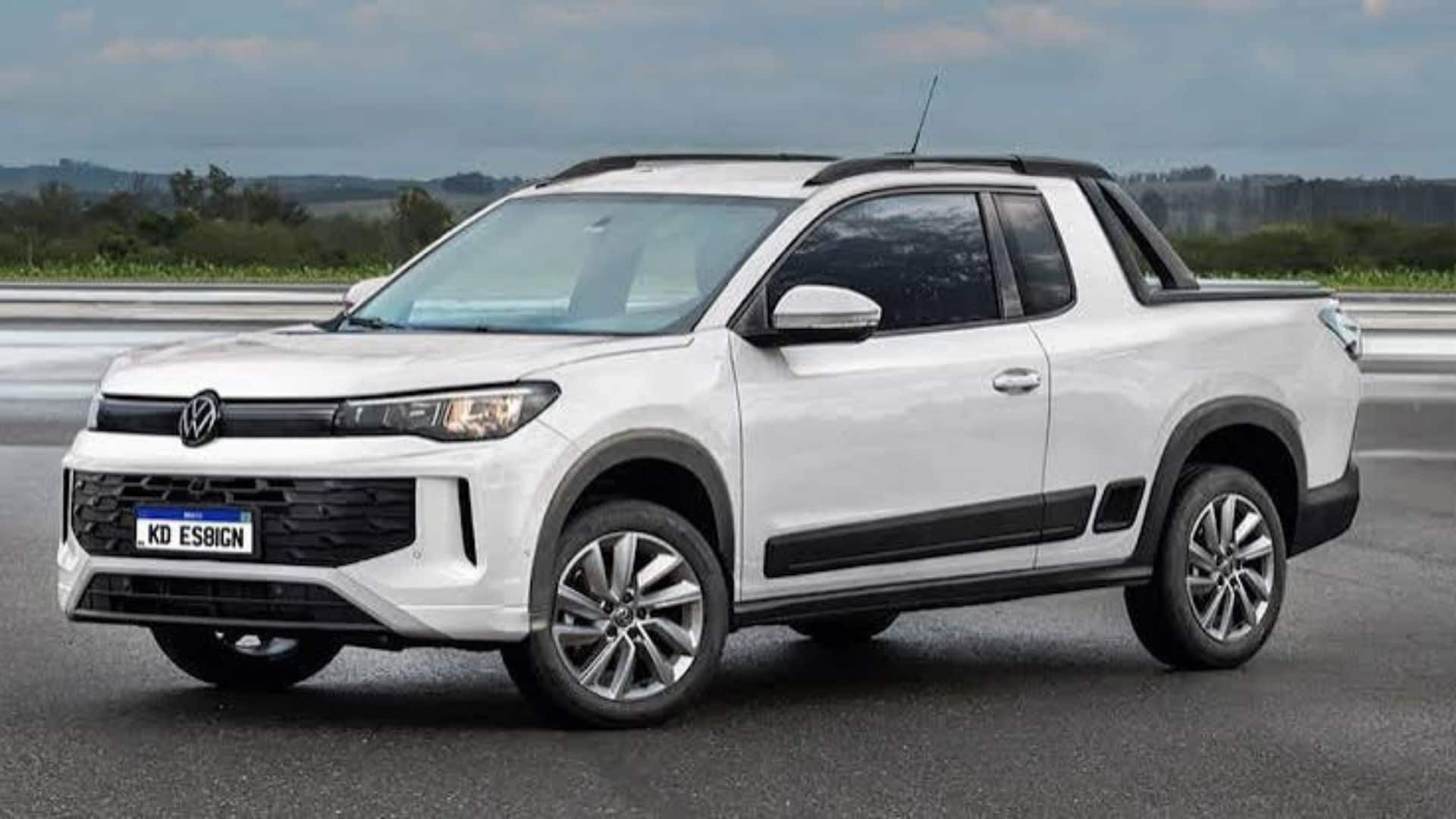 VW Tukan aparece em testes e reforça foco no segmento da Fiat Strada