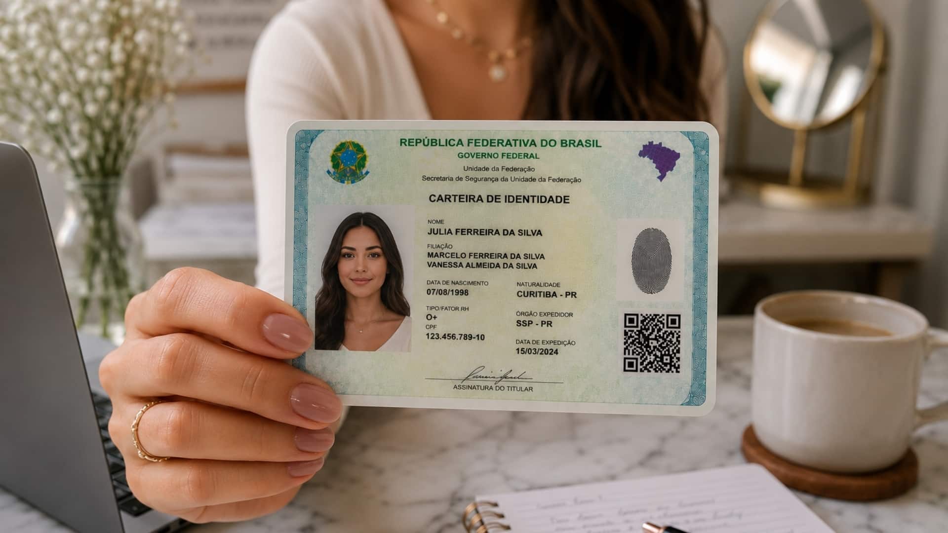 Nova CIN pode chegar pelos Correios após pedido feito pelo celular