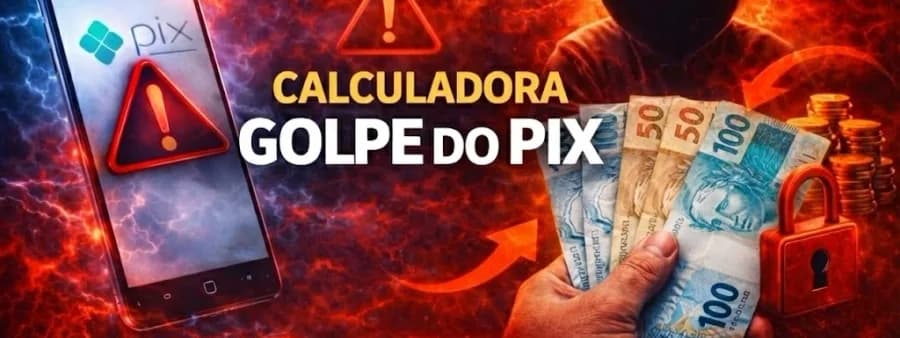 Calculadora Golpe PIX — Probabilidade de Recuperar seu Dinheiro