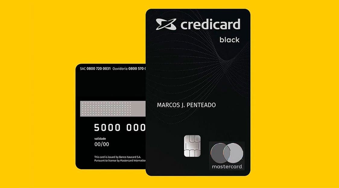 Itaú lança cartão de crédito digital Credicard Black para cliente de alta renda