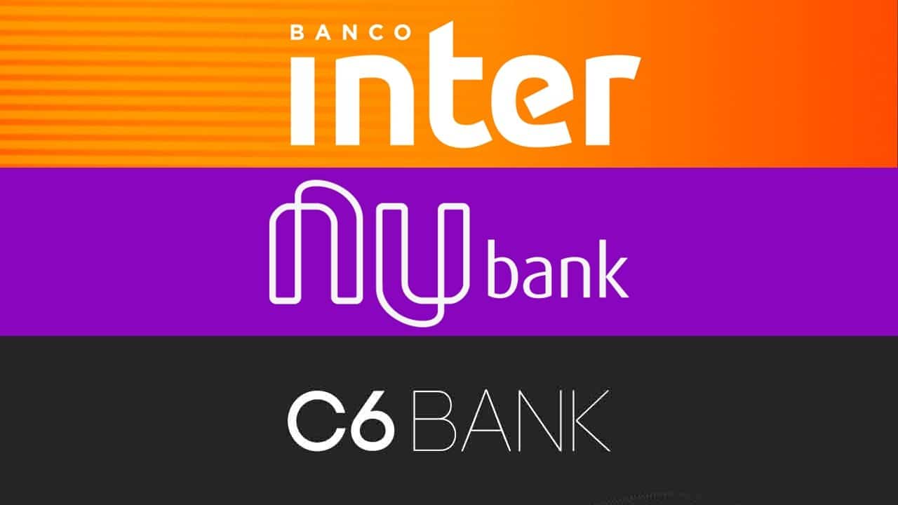Banco Inter, Nubank ou C6 Bank, qual é o melhor banco digital?