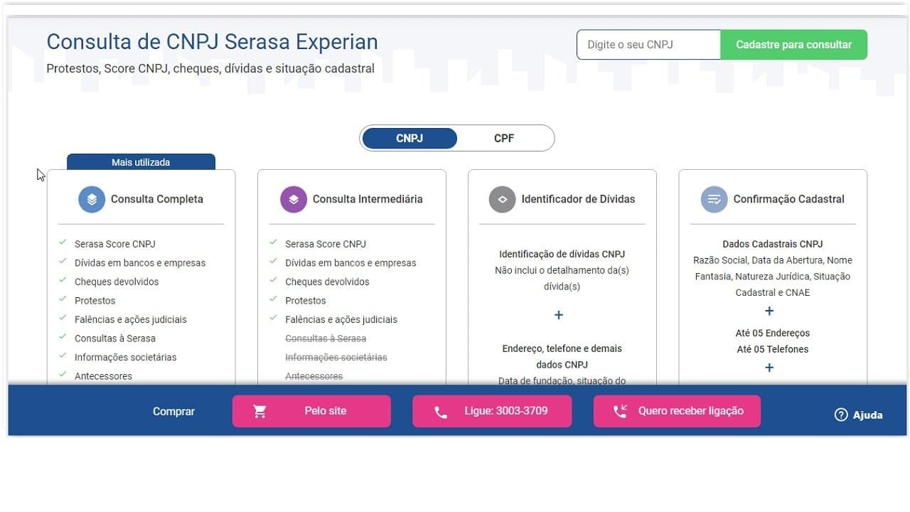 Consultar o score de CNPJ na Serasa Experian é gratuito. Saiba como funciona.