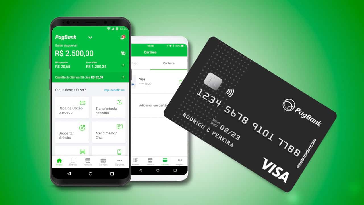 Saiba como conseguir o cartão de crédito PagBank VISA mesmo negativado no SPC e SERASA