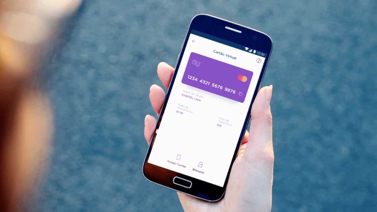 Nubank disponibiliza cartão virtual de débito para compras