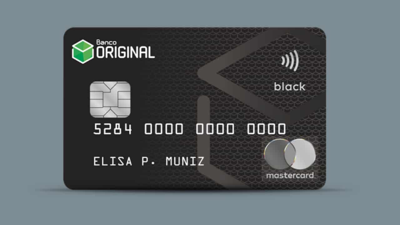 Cartão Original Mastercard Black oferece 1,5% de cashback