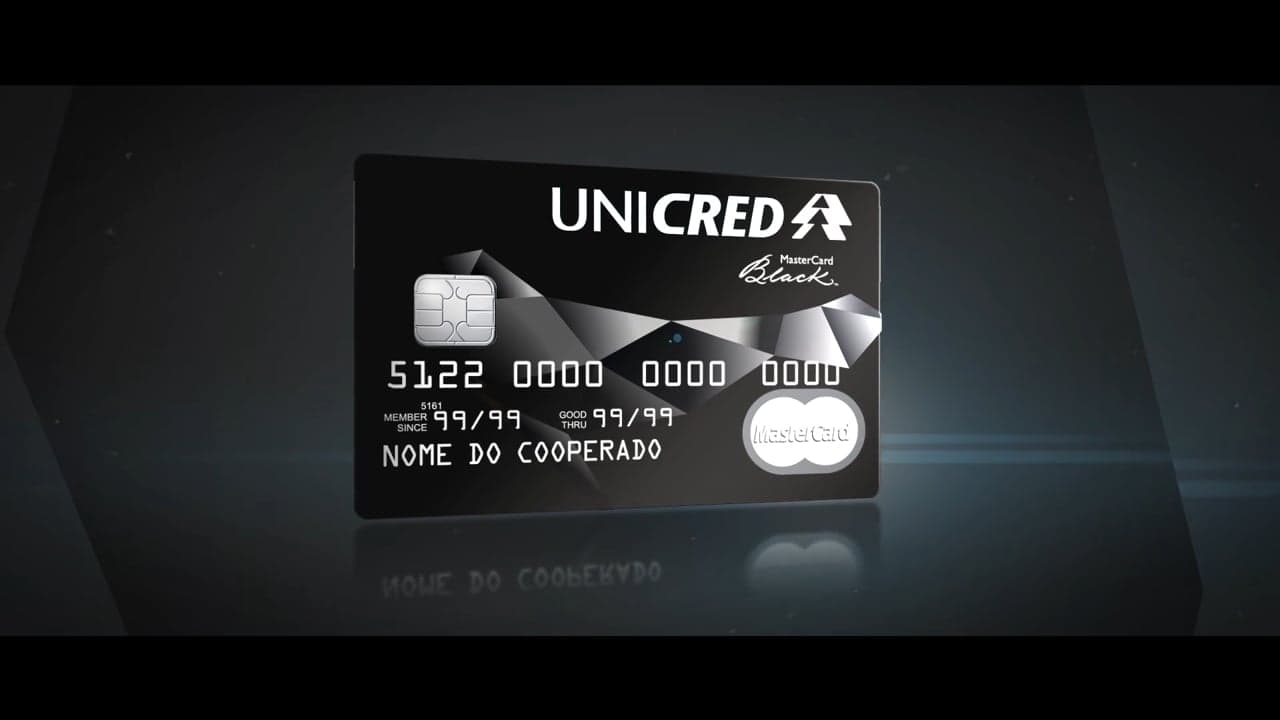 Saiba tudo sobre o cartão de crédito Unicred Mastercard Black