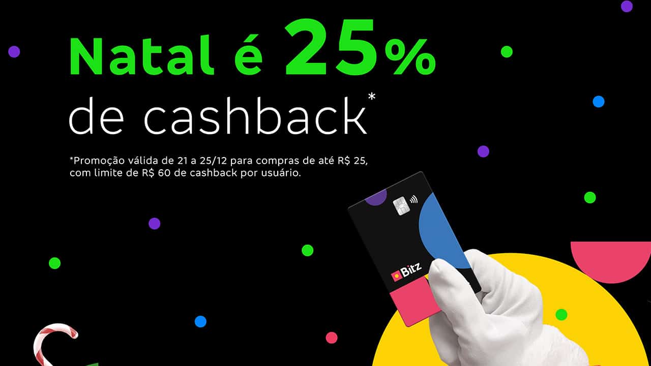 Bitz, do Bradesco, dará 25% de cahsback na semana do Natal