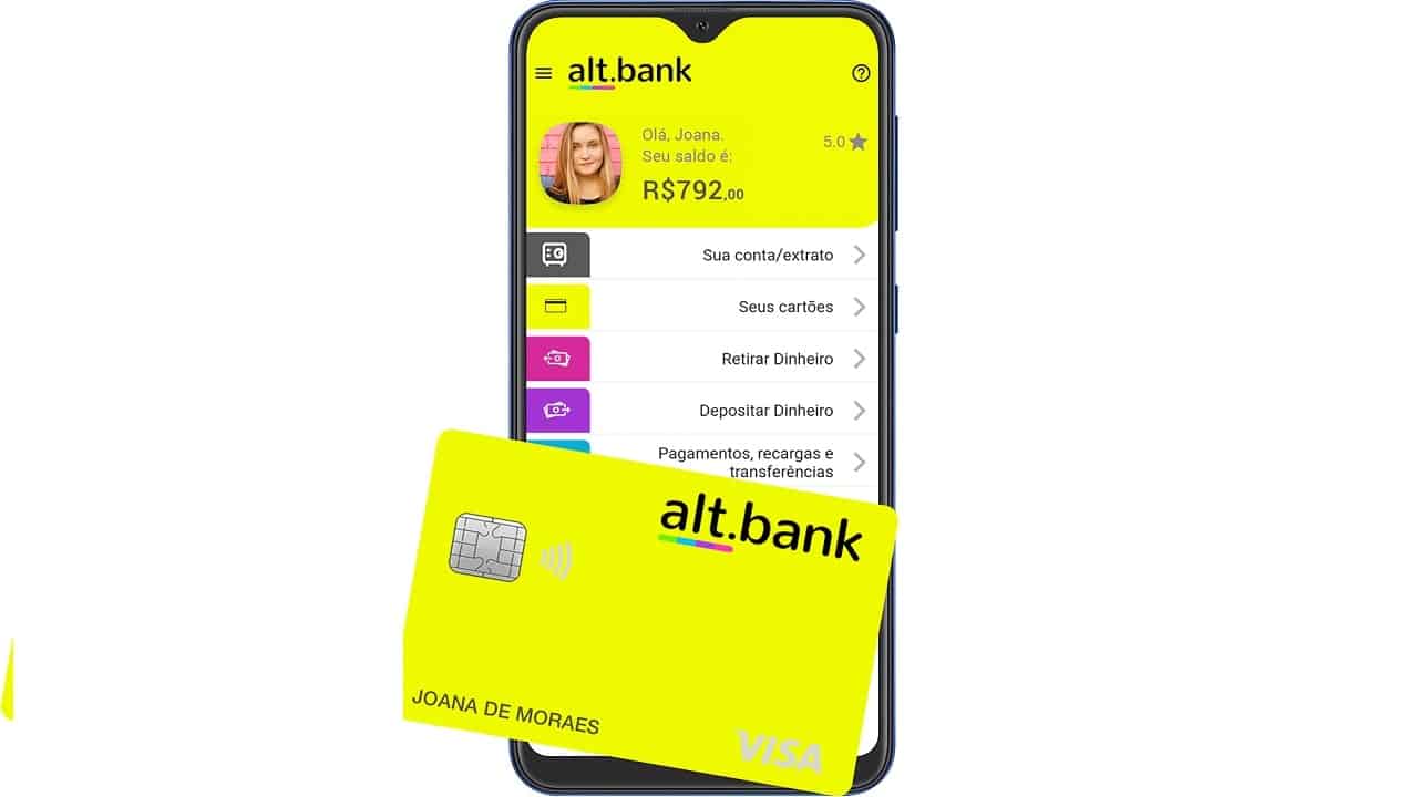 Novos clientes do alt.bank ganham 2% de cashback nas compras no cartão