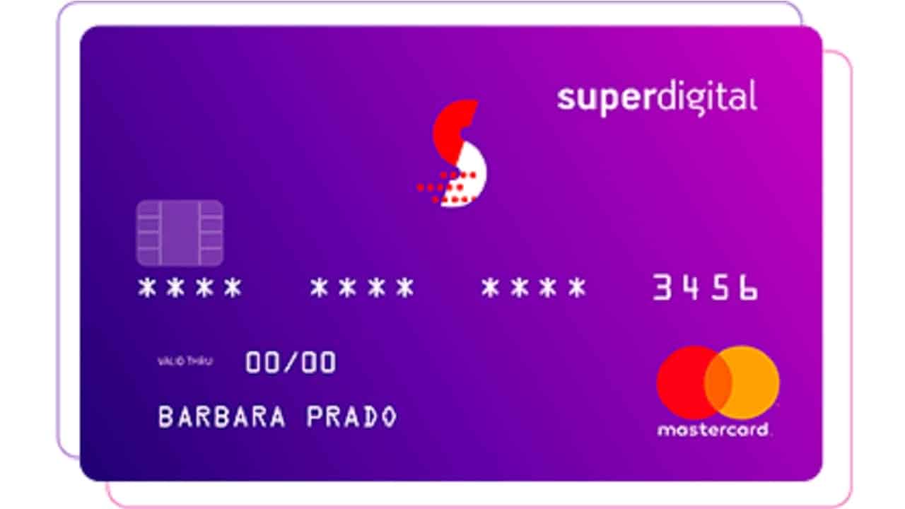 Cartão Superdigital Mastercard é liberado para negativados