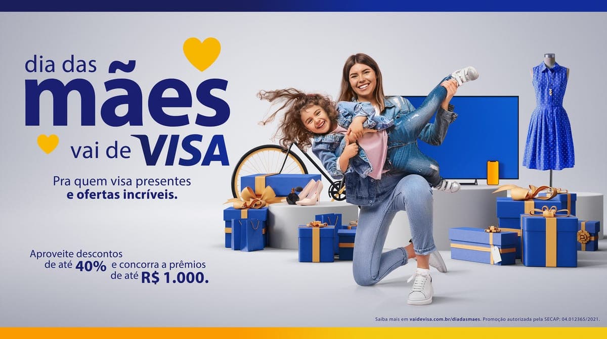 Mercado Pago: aproveite a campanha Dia das Mães do seu cartão Visa