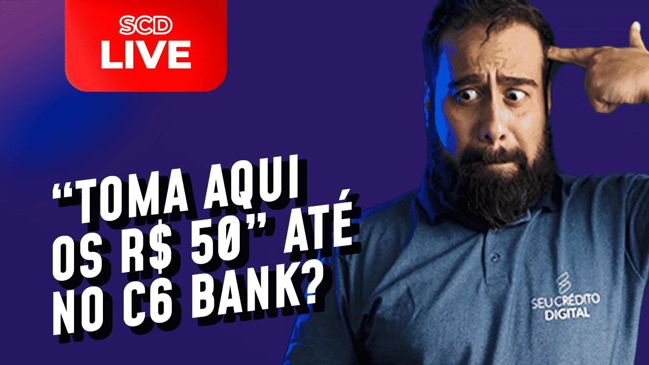 C6 Bank também está liberando limite de apenas R$ 50, como o Nubank