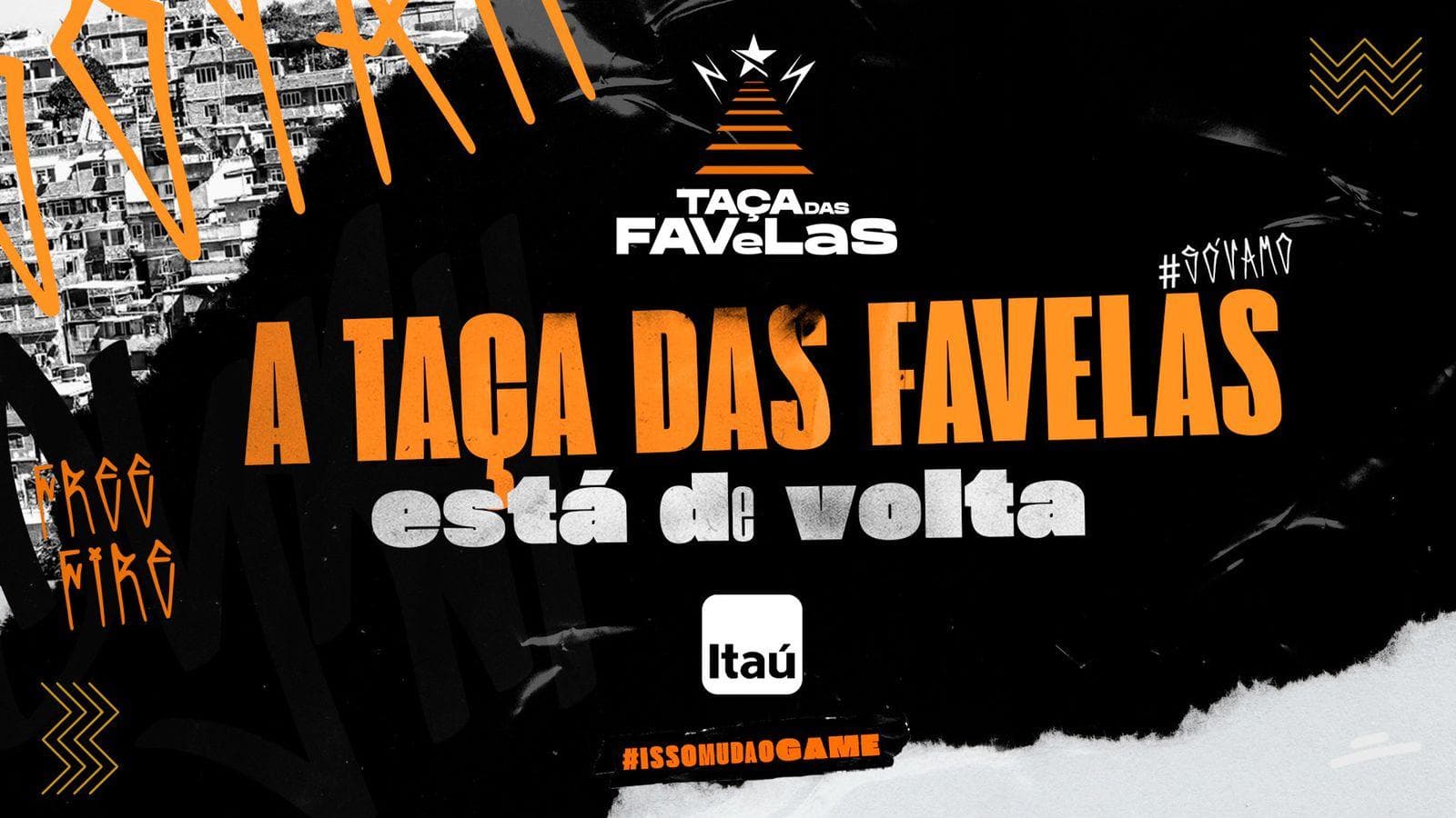 Itaú patrocina Taça das Favelas de Free Fire, mais uma ação do #IssoMudaoGame