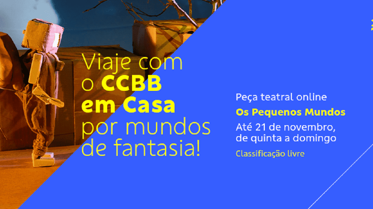 Banco do Brasil: peça infantil online tem ingresso gratuito e acessibilidade garantida