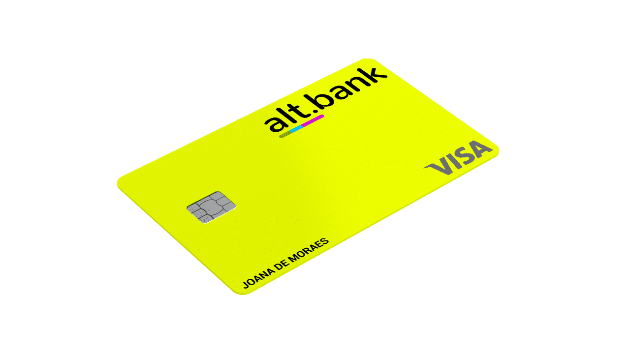 alt.bank lança cartão de crédito com diferenciais para ajudar quem está com CPF com restrição