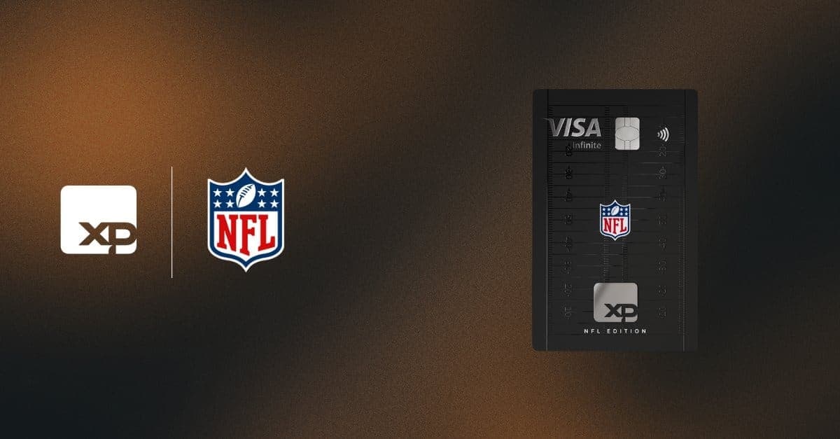 Clientes XP One ou Infinite poderão pedir o Cartão NFL Edition diretamente pelo app