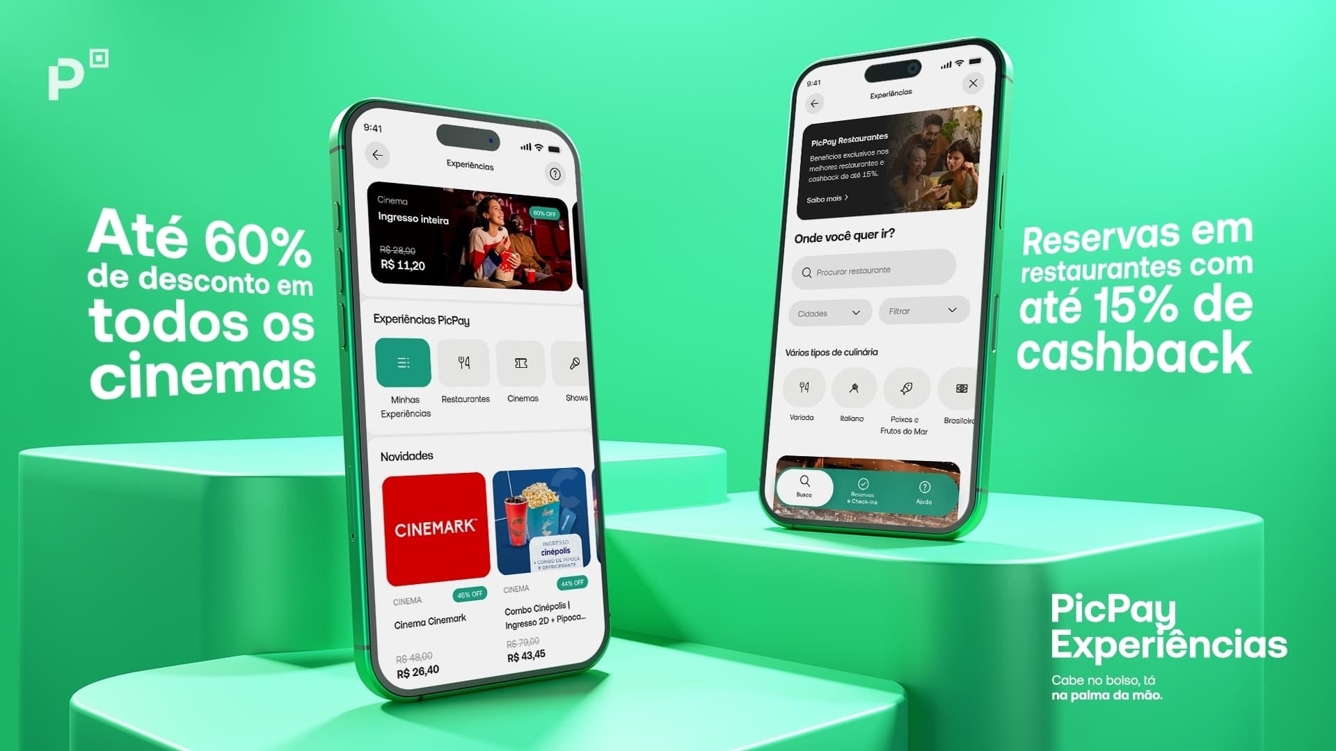 PicPay lança recurso que permite comprar ingressos e reservar restaurantes