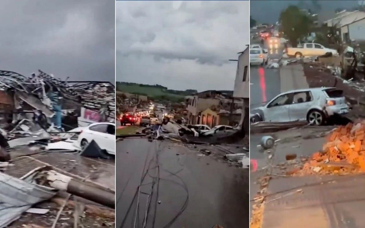 INSS antecipa benefícios para vítimas do tornado no Paraná; veja quem pode solicitar
