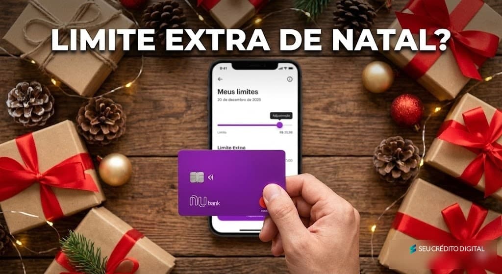 Sem limite para o Natal? Truque no app do Nubank libera crédito na hora