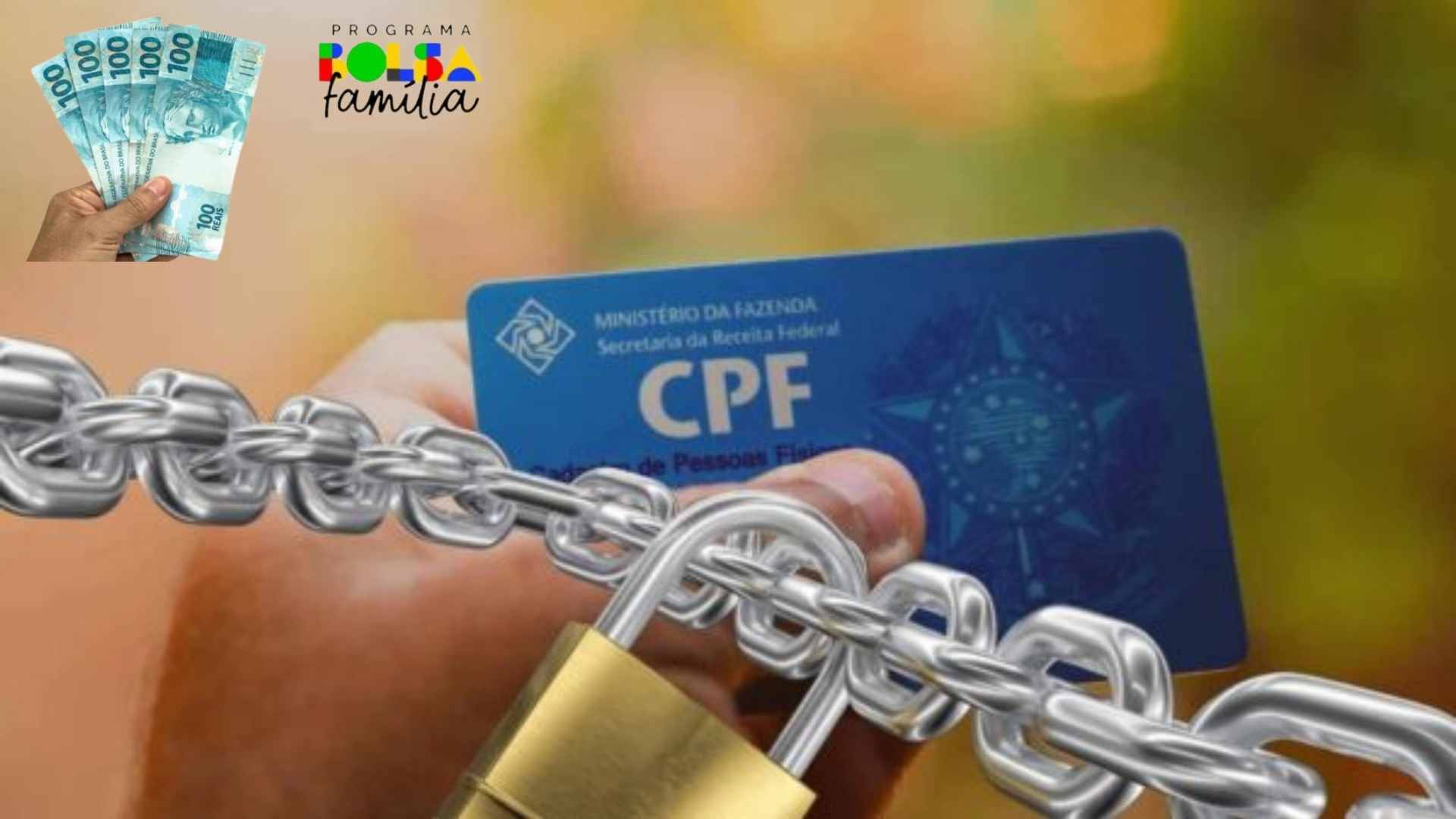 CPF irregular pode bloquear o Bolsa Família