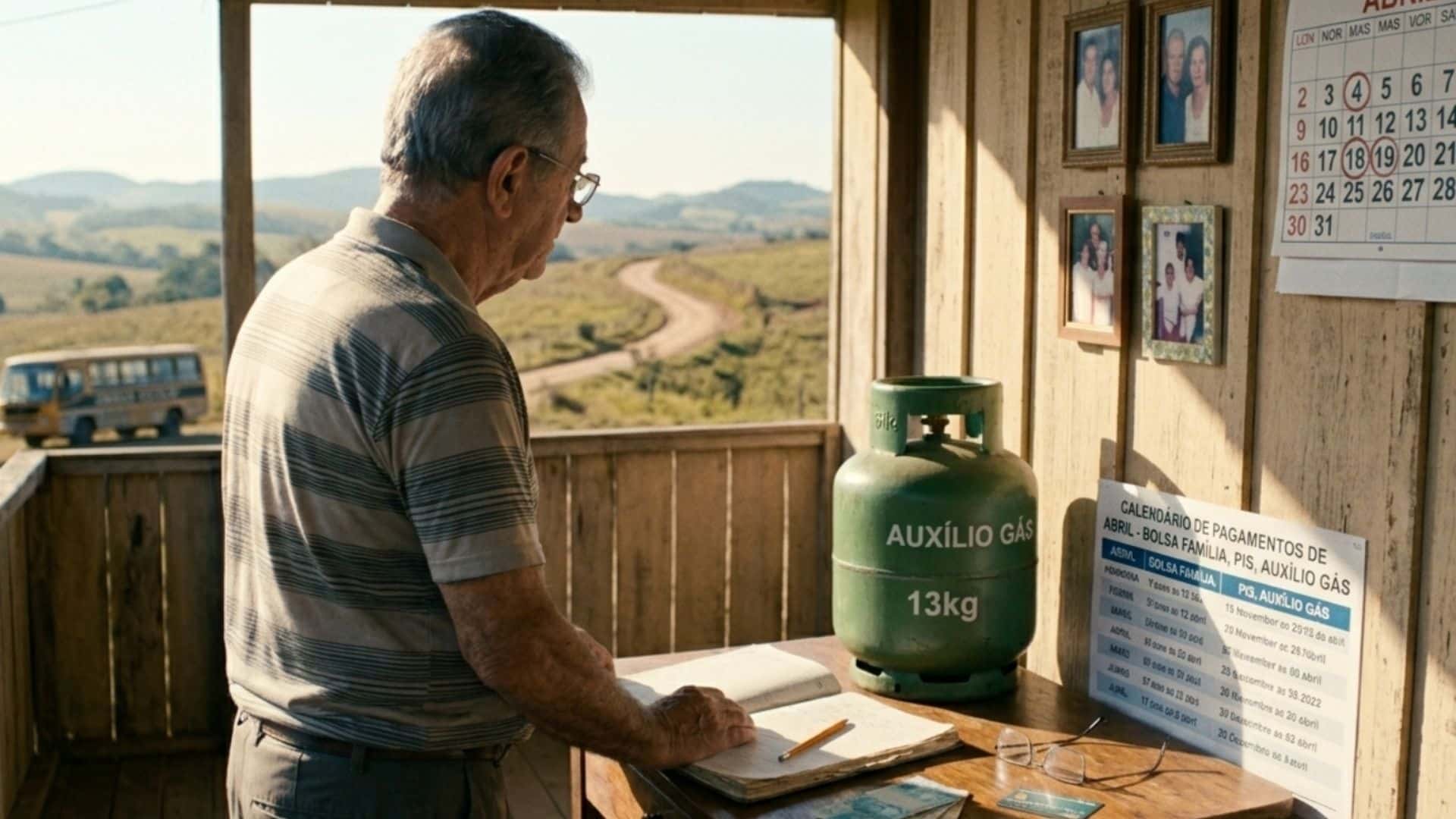 Abril terá pagamentos do Bolsa Família, PIS e Auxílio Gás