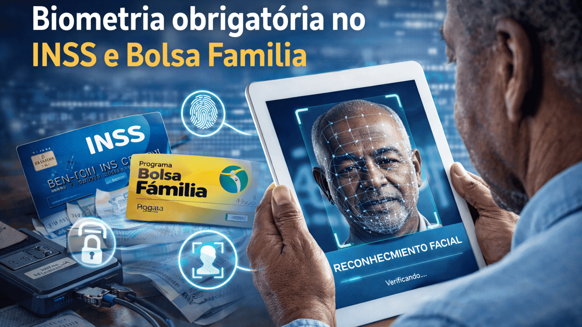 INSS e Bolsa Família podem exigir validação biométrica
