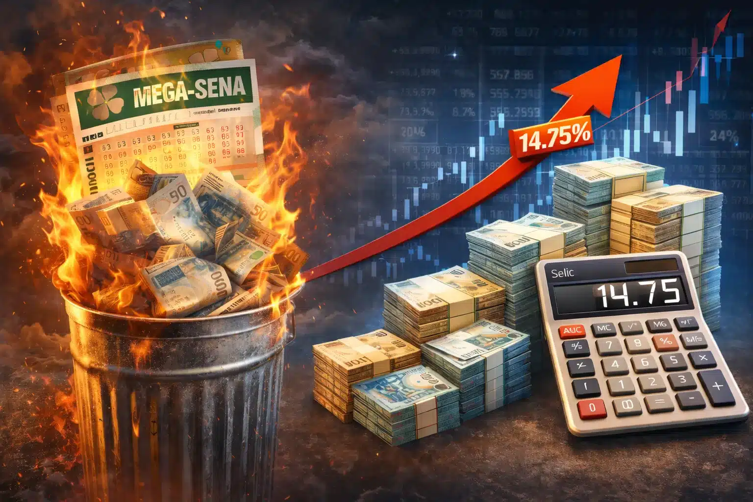 Por que você nunca vai ganhar na Mega-Sena: o cálculo brutal que os apostadores ignoram