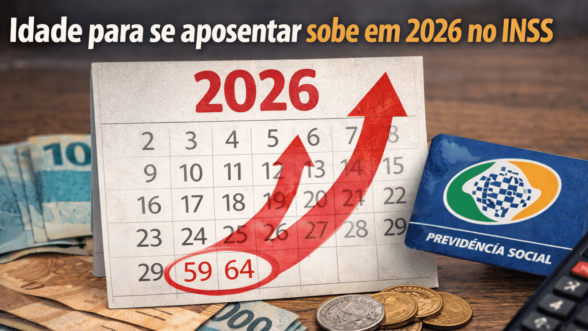 Idade para se aposentar sobe em 2026 no INSS