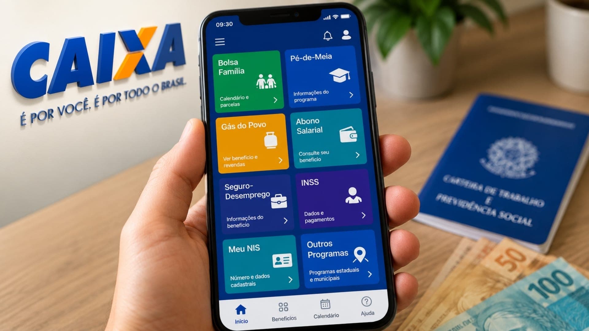 Caixa reúne benefícios sociais como Bolsa Família, Pé-de-Meia e INSS em um único app, veja como funciona