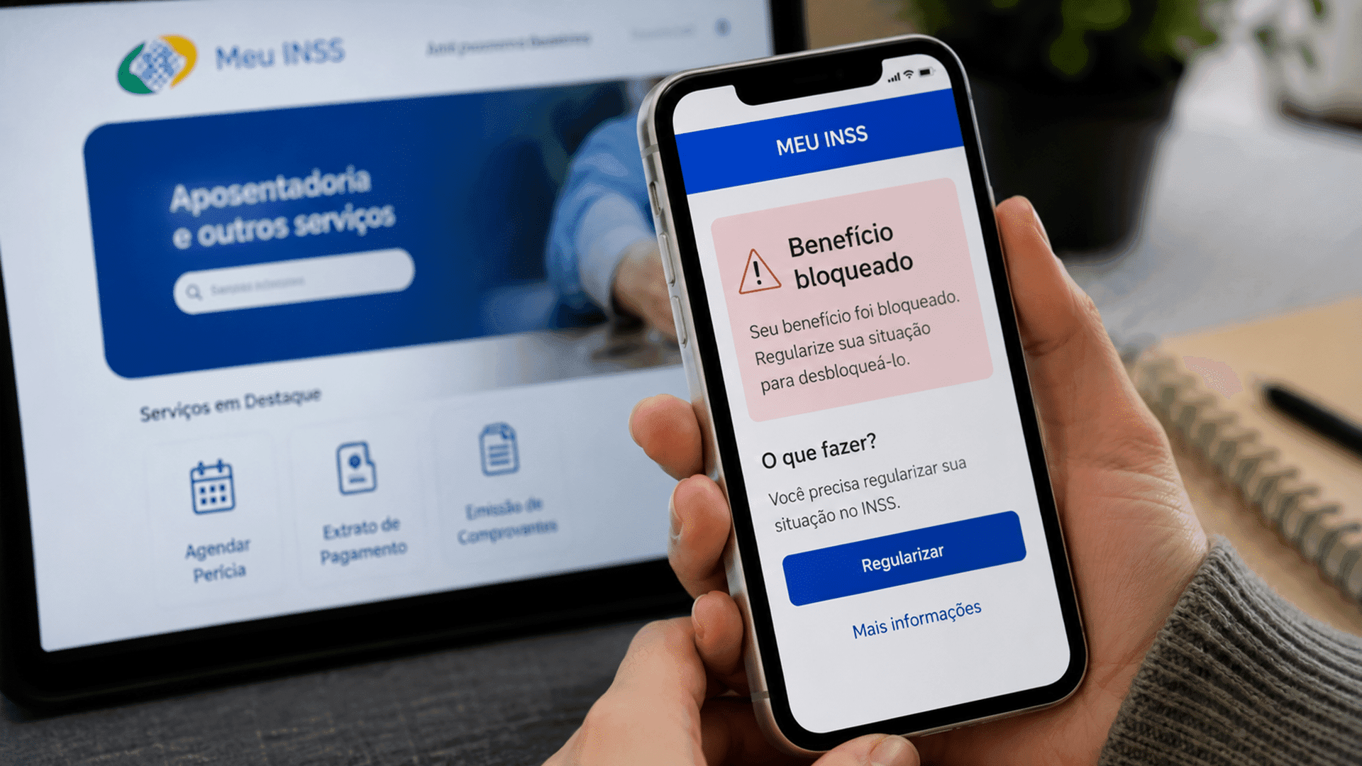 Segurados podem ter benefício bloqueado se não regularizar